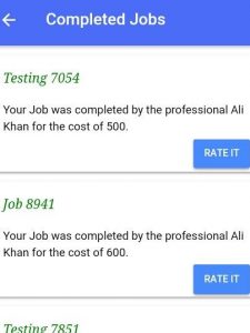 ustad client completed jobs